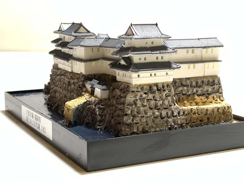日本の城183 久留米城・福岡県 城コレ ケース付き お城のジオラマ模型