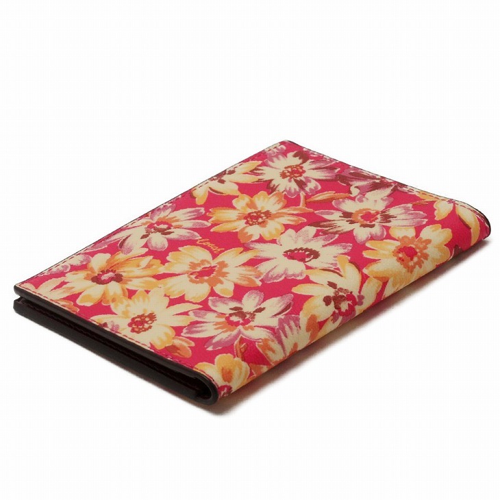 コーチ COACH レディース パスポートケース 花 ピンク 4115IMPMC