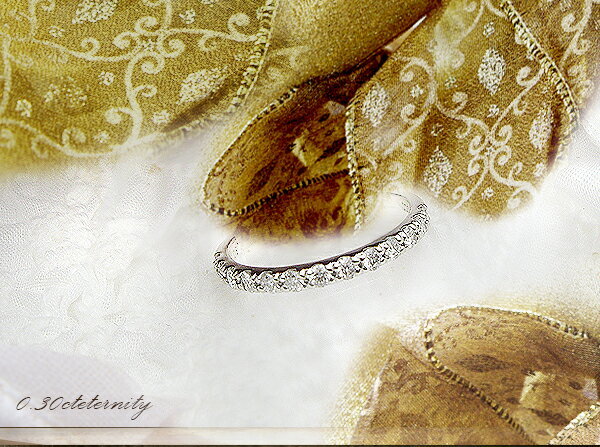 H＆Cダイヤモンド K18YG/PG/WG【0.3ct】ダイヤモンドエタニティリング 