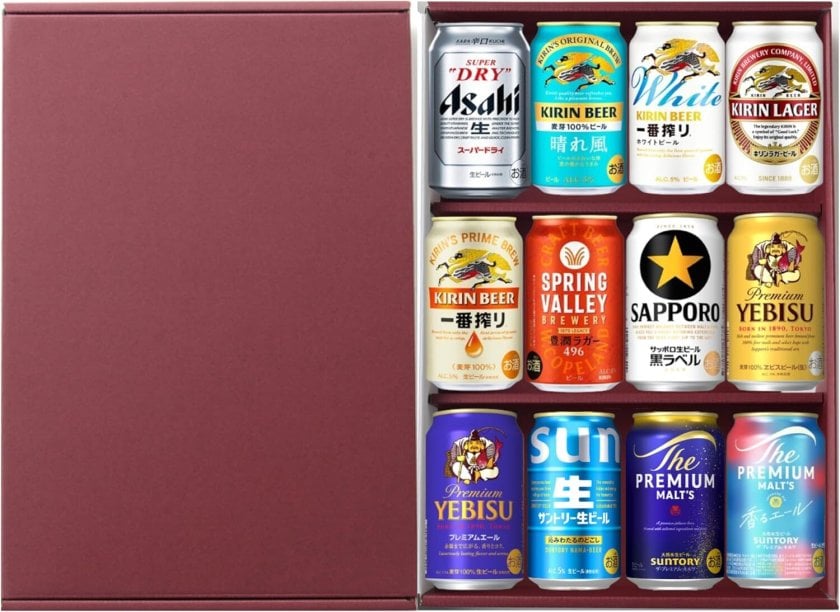 送料無料※一部地域除く】国産ビール 飲み比べ 350ml 12缶 ギフトセット