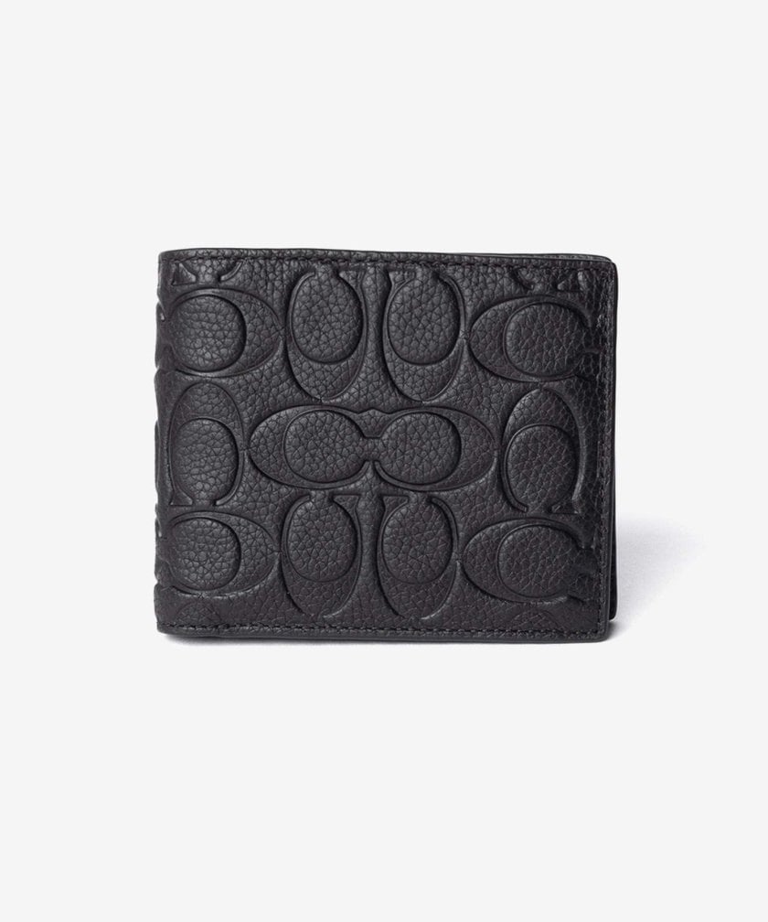 コーチ COACH 3-IN-1 WALLET C1231 シグネチャー 二つ折り財布 メンズ
