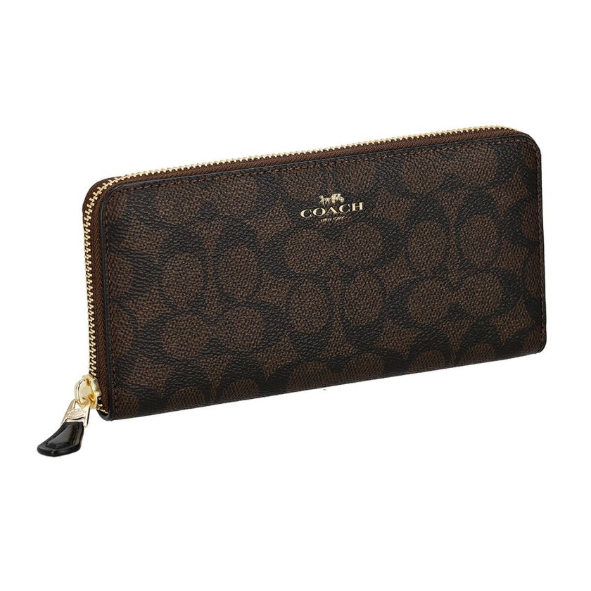 COACH（コーチ）のスタッズデザインが目を惹くラウンドファスナー長財布 コーチファクトリー COACH FACTORY 財布 長財布 ラウンドファスナー長
