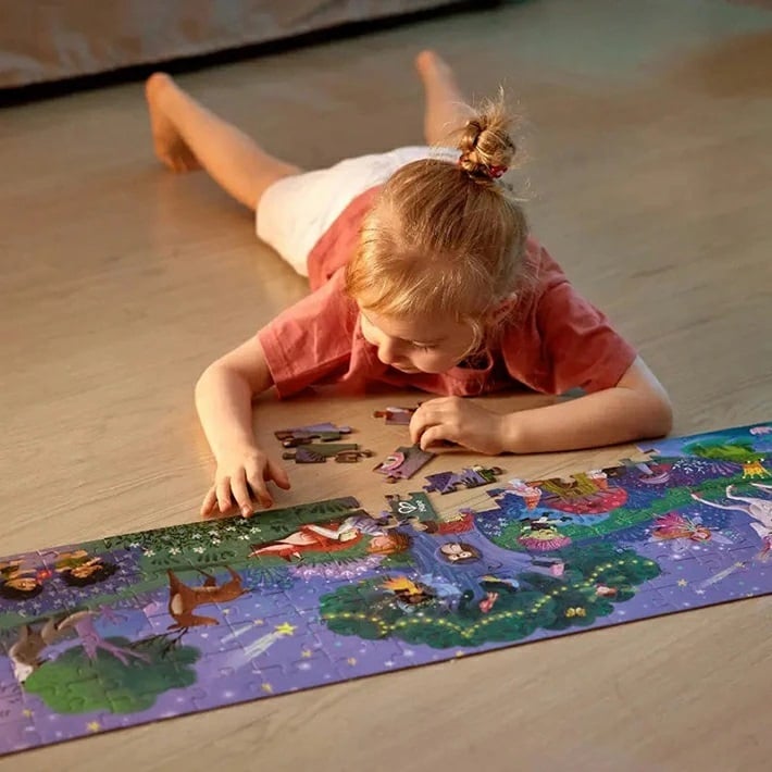 ハペ マジックフォレスト パズル 蓄光 200ピース 150×30cm 大型