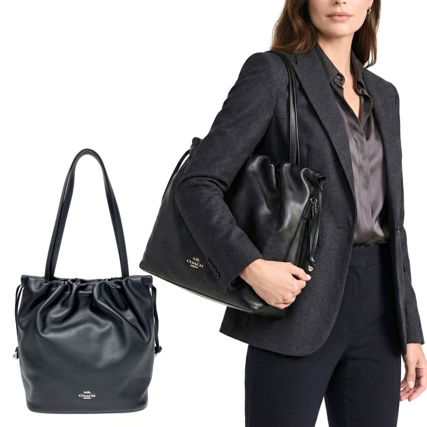 ラッピング無料】COACH コーチ CV947 フェイ ドローストリング トート