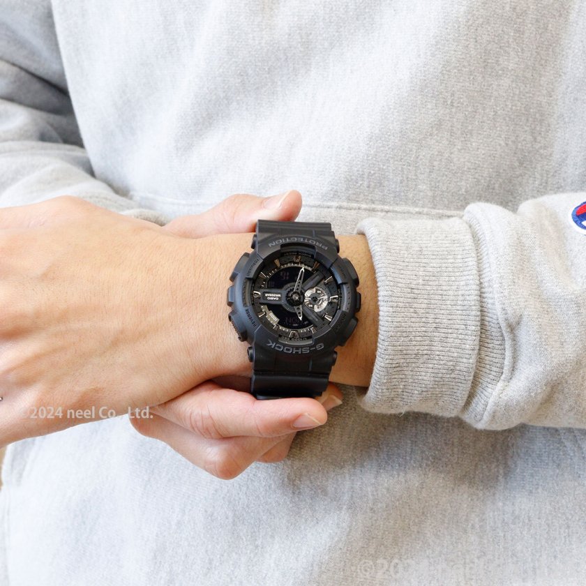 G-SHOCK ブラック カシオ Gショック 腕時計 メンズ GA-110-1BJF 