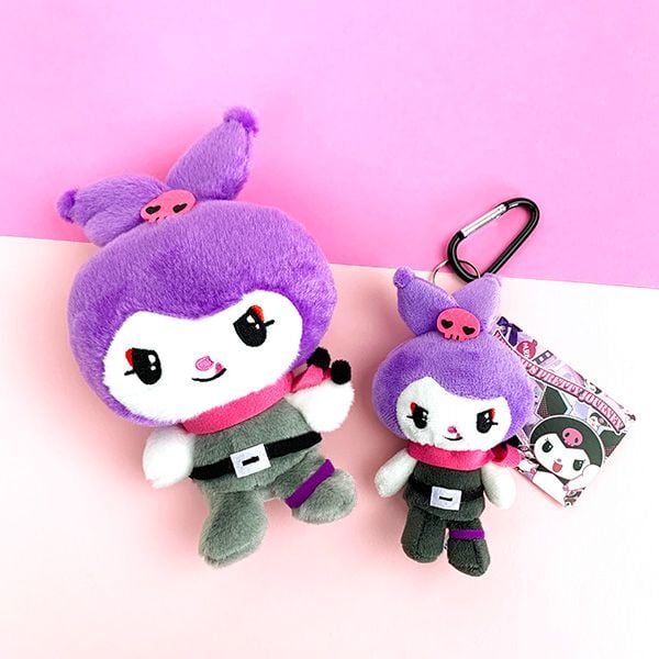 サンリオ ロミナ ふわくた ぬいぐるみ インテリア クロミ パープル
