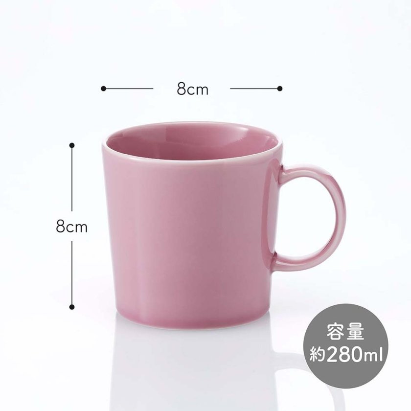 iittala イッタラ ティーマ マグ 0.3L ヴィンテージローズ 名入れ彫刻