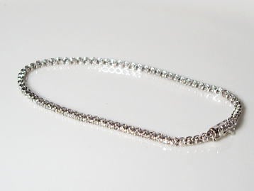 大特価】K18YG/PG/WG【1.0ct】ダイヤモンド テニスブレスレット 1