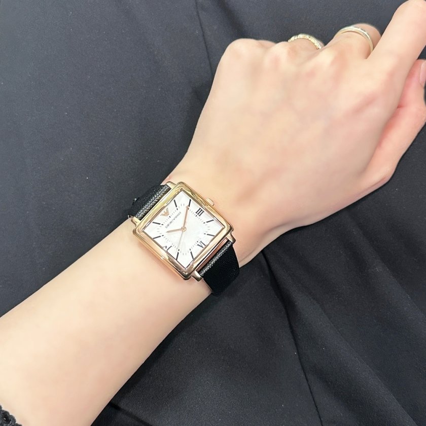 EMPORIO ARMANI エンポリオアルマーニ レディース 腕時計 スクエア