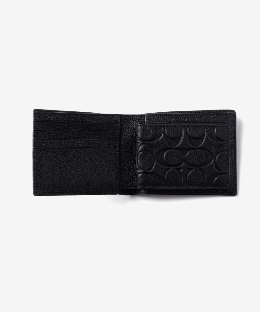 COACH三つ折りシグネチャー財布新品未使用 コーチ COACH 3-IN-1 WALLET C1231 シグネチャー 二つ折り財布 メンズ