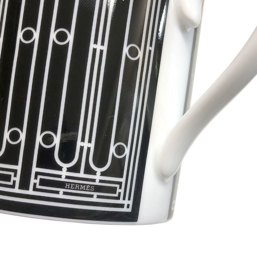 エルメス 食器 ペア マグカップ HERMES 37135 H DECO Hデコ マグ NO