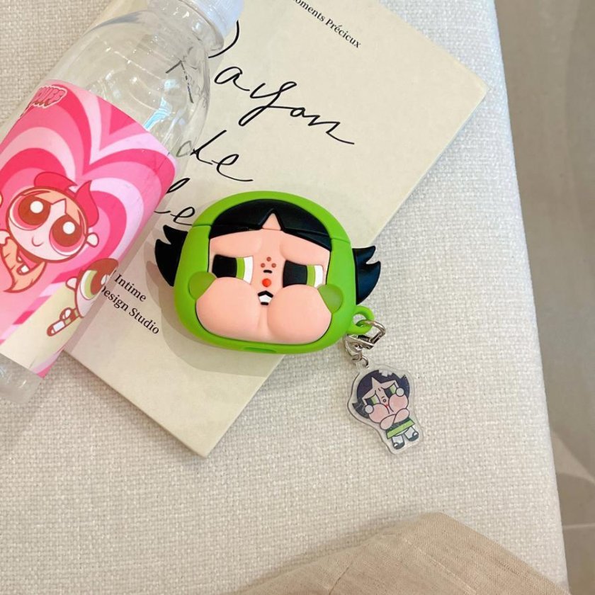 AirPods ケース パワーパフガールズ CRYBABY かわいい シリコンケース