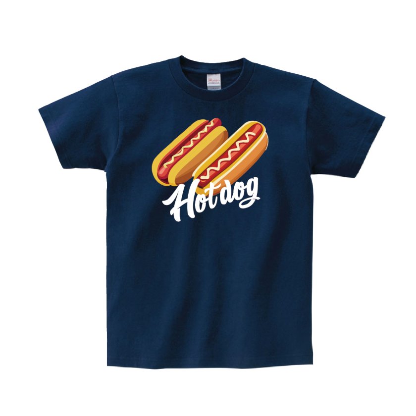 Tシャツ 半袖 】067 ホットドッグ Hotdog ポップ アメリカ ファースト 