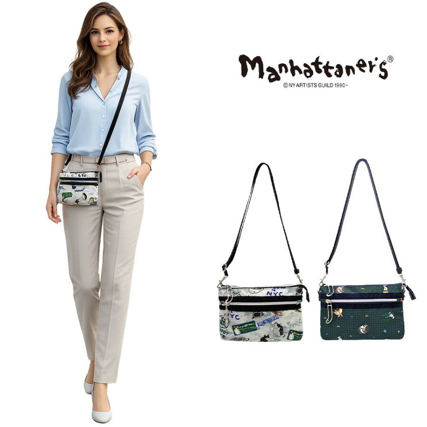Manhattaners NEWライトトラベル ミニショルダーバッグ ショルダー 