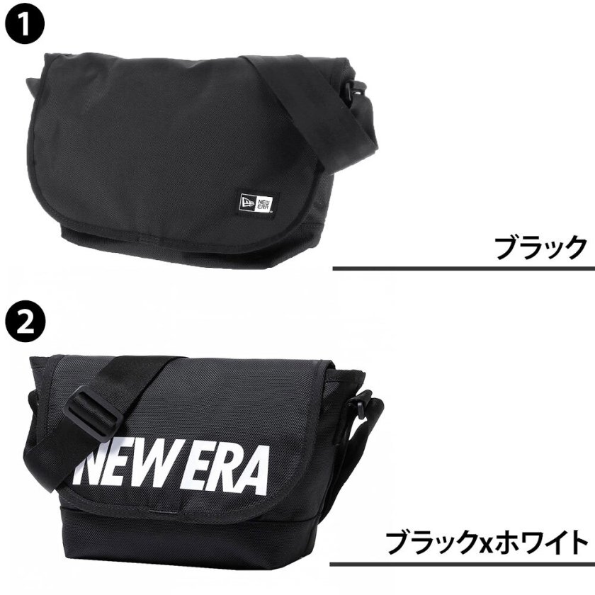 ryaw ブラック メッセンジャーバッグ ニューエラ バッグ ショルダー メッセンジャーバッグ 斜め掛けバッグ