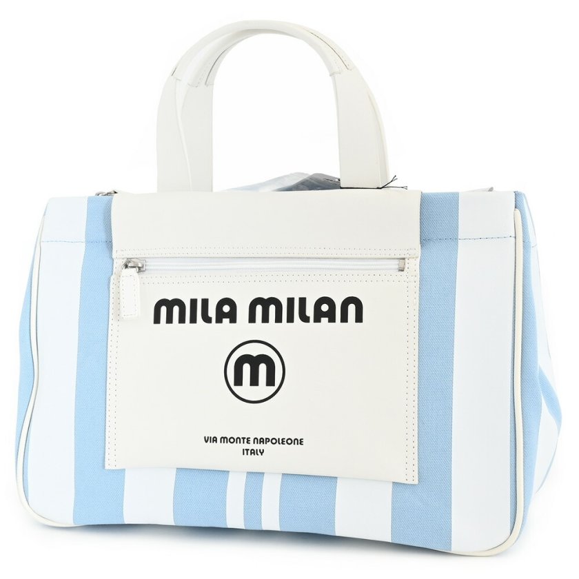 ミラミラン バッグ トートバッグ ハンドバッグ 青(ブルー) MILA MILAN 