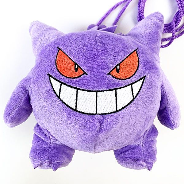 ポケットモンスターゲンガープラがまぐちポーチポシェットぬいぐるみ