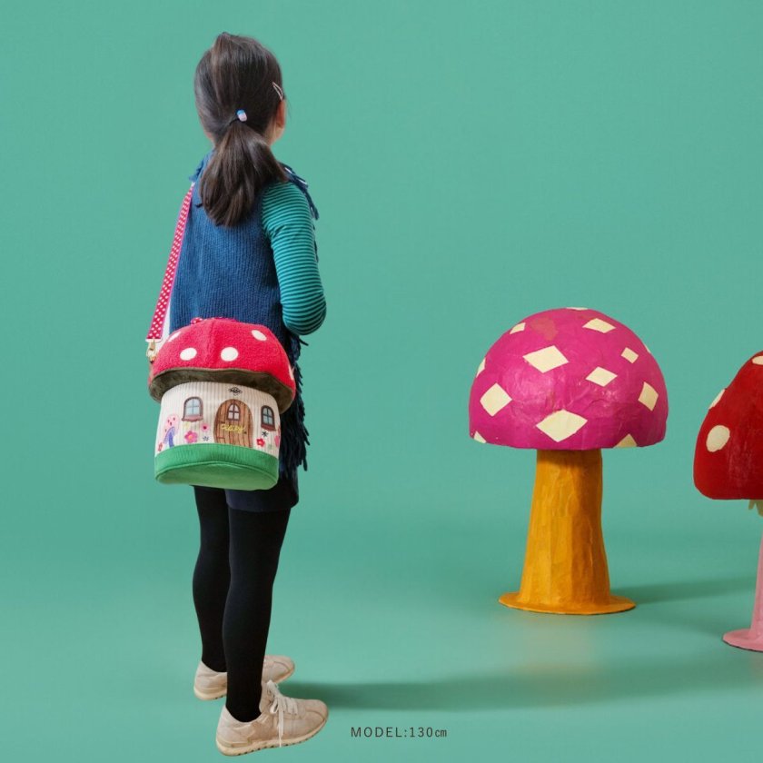 正規品 オイリリー】ブランド キッズ ハンドバッグ きのこ ショルダー