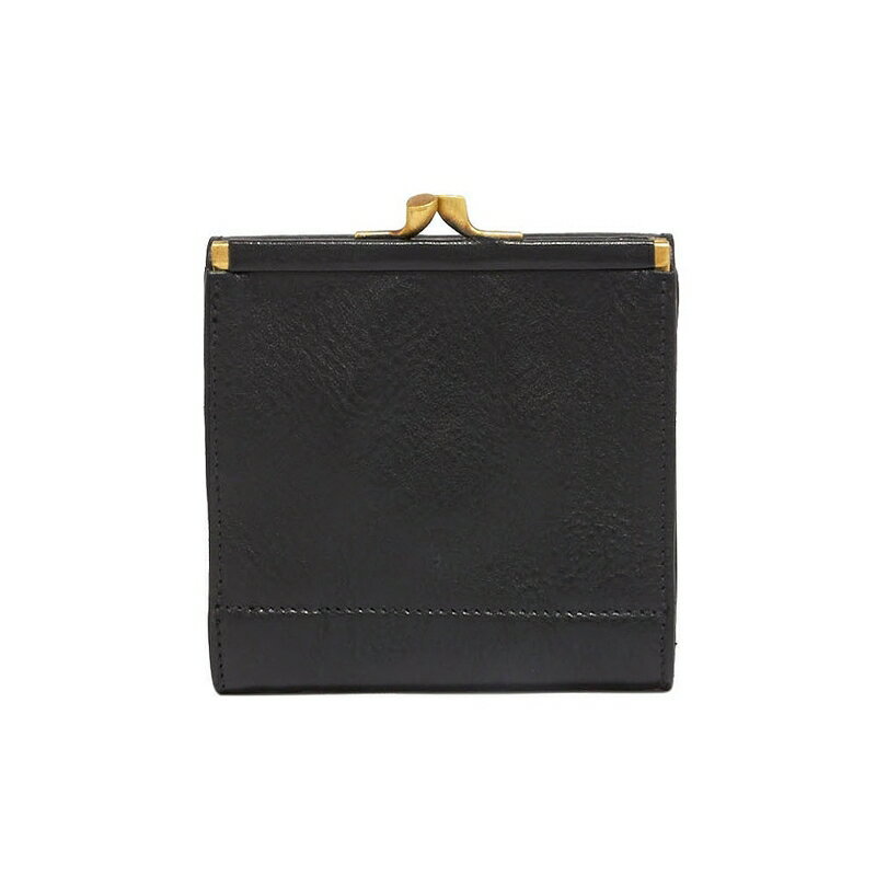 イルビゾンテ IL BISONTE 二つ折り財布 C0423 153 BLACK 本革 ブラック