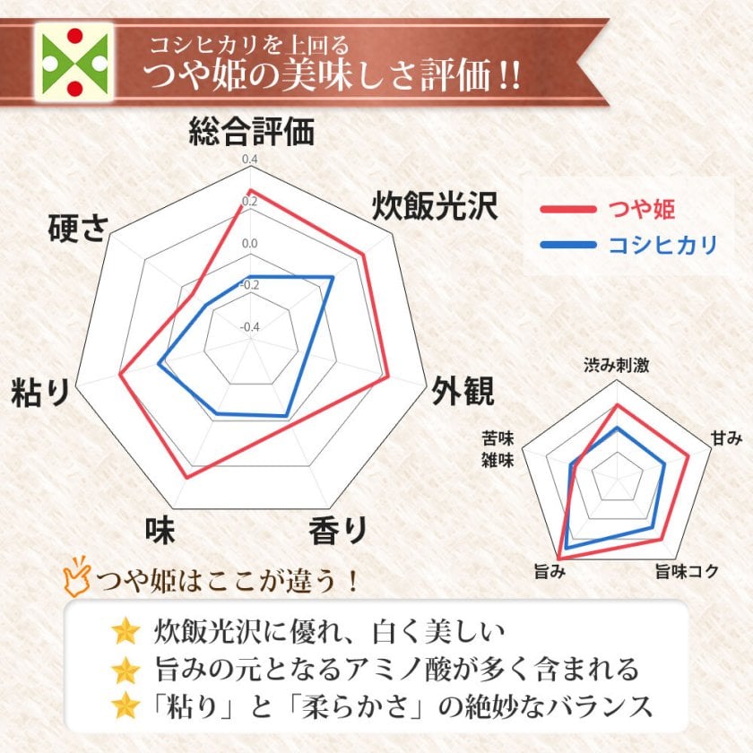 つや姫・雪若丸 各5kgセット (計10kg) 山形県産 令和8年産 - 【阿部