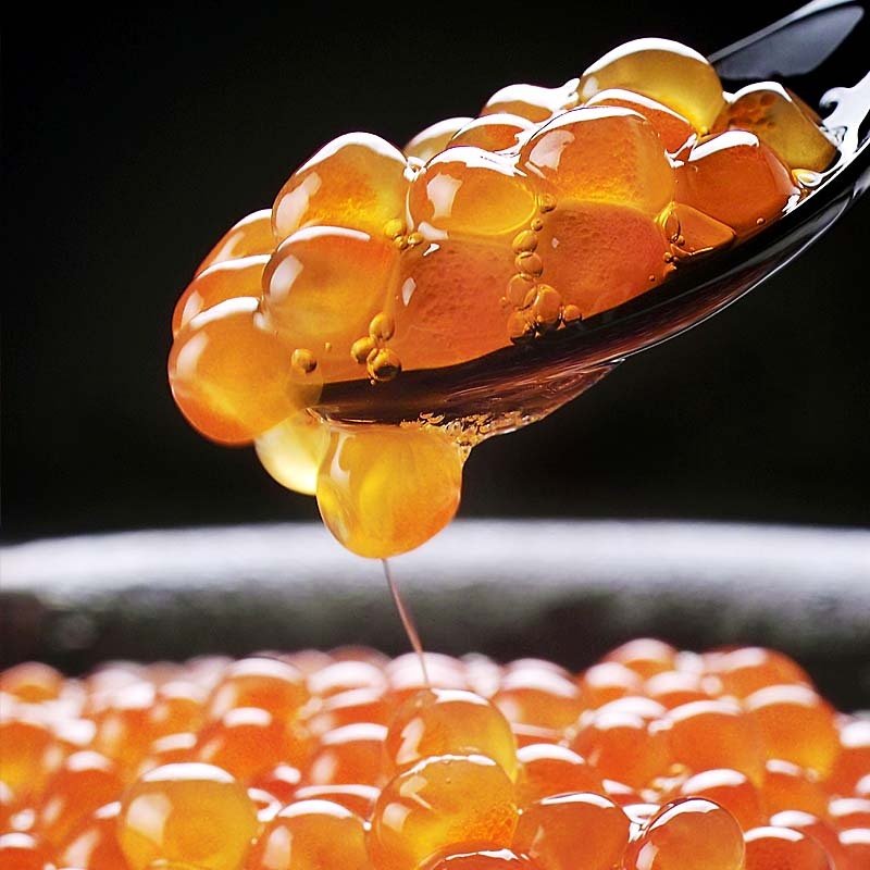 イクラ醤油漬け 500g(化粧箱 無し、アメリカ・ロシア原料) いくら