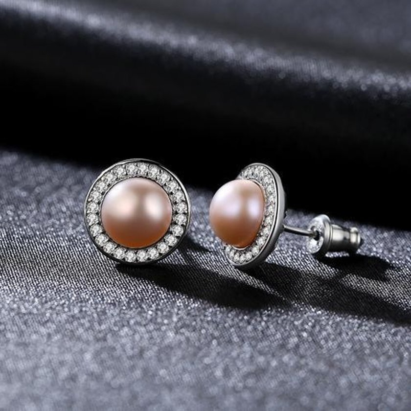 ピアス 両耳用 キュービックジルコニア 淡水パール シルバー925