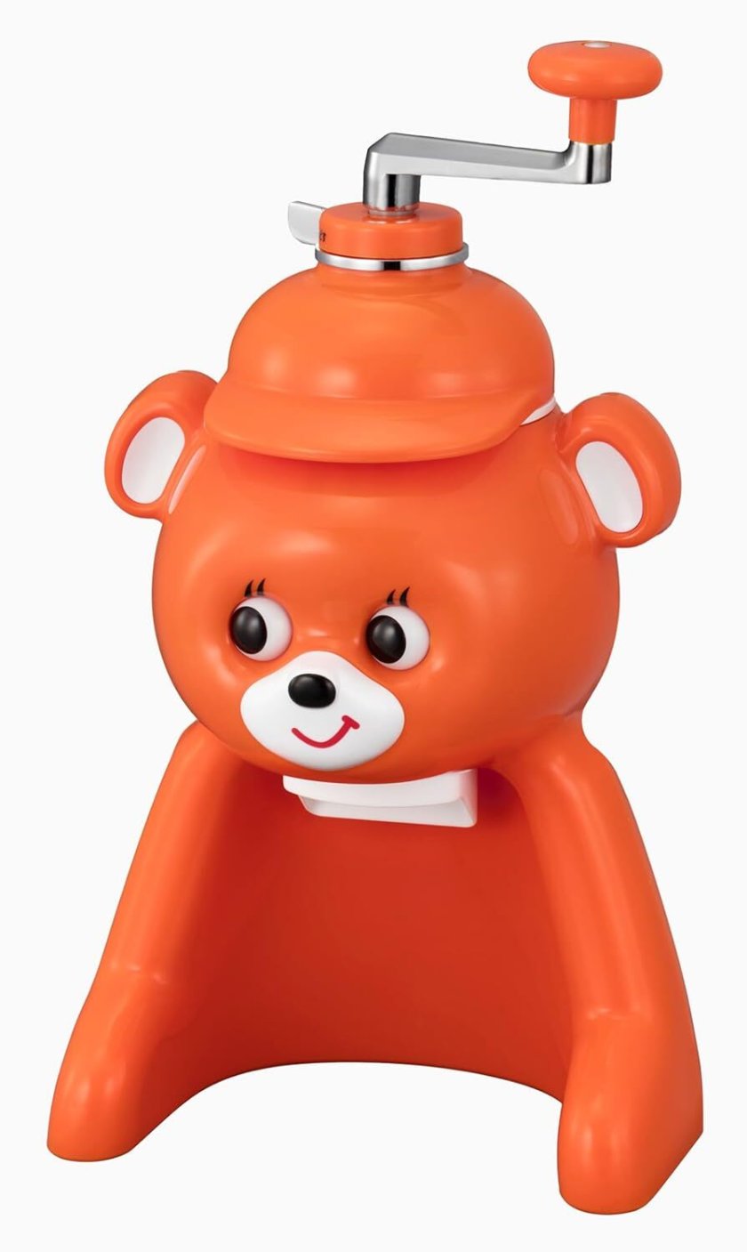 当時物入手困難‼️きょろちゃんかき氷機 ABF-100 オレンジ 復刻】タイガー 氷削り器 きょろちゃん ABF-G100-DK オレンジ【1978年