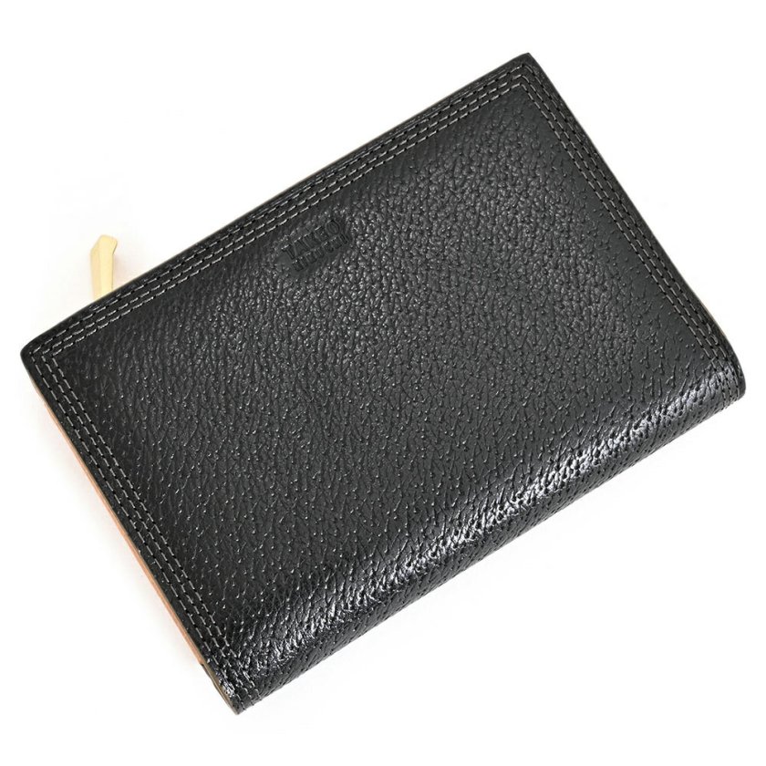 タケオキクチ 財布 二つ折り財布 L字ファスナー 黒(ブラック) TAKEO