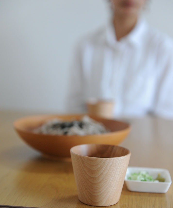 木製 そば猪口 | 白鷺木工 | ナチュラル桜/漆黒桜 木製 日本製 和食器