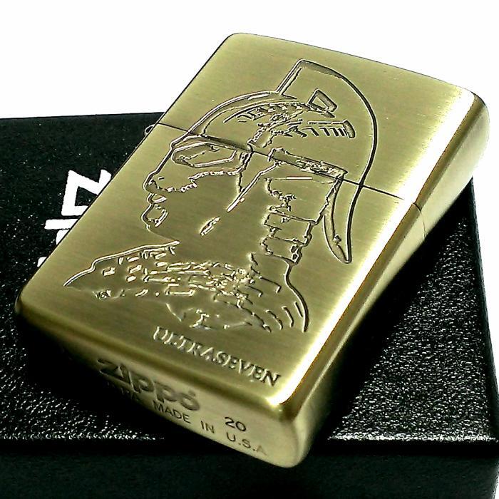 ZIPPO ライター ウルトラセブン ジッポ アンティークゴールド ブラス