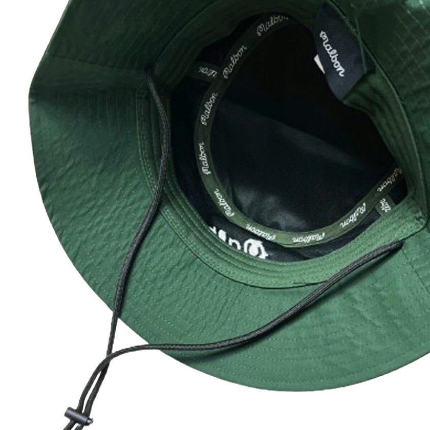 マルボンゴルフ MALBON GOLF バケットハット 紐付き ストラップ ハット