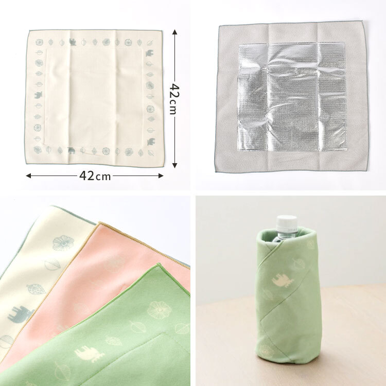 巻くだけ くっつく ランチクロス moz モズ 保冷 くっつくクロス 弁当袋